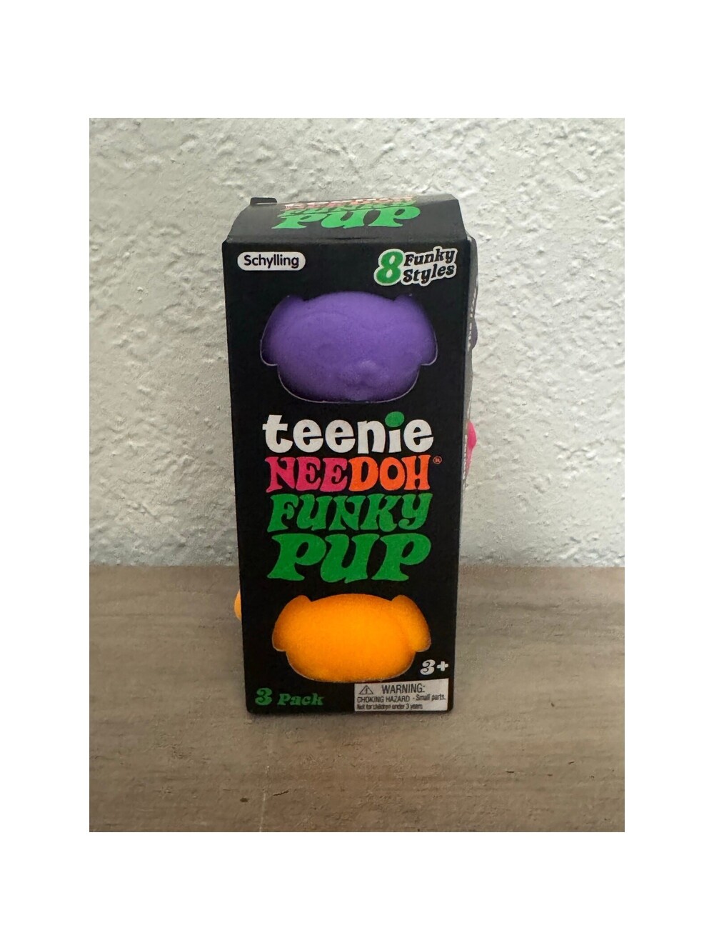Schylling Teenie NeeDoh Funky Pups Squishy - 3 Pack [New][Sealed]